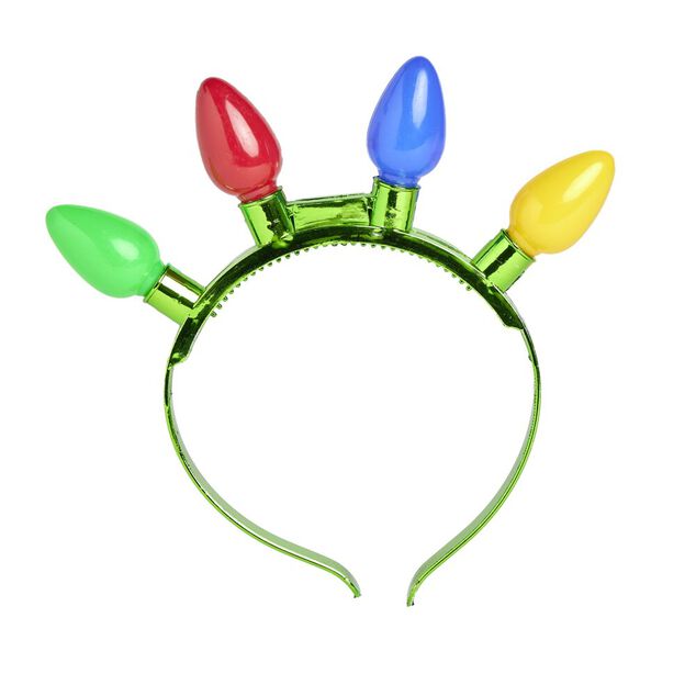Serre t&ecirc;te de No&euml;l lumineux 4LED