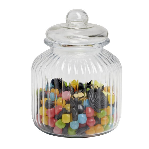 Bonbonnière transparente hermétique en verre 3 L