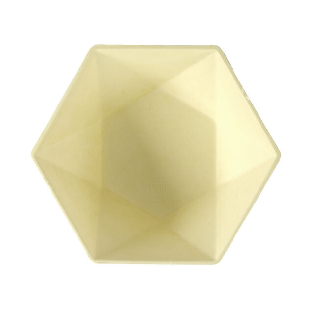 Bol en carton x8 forme hexagonale beige