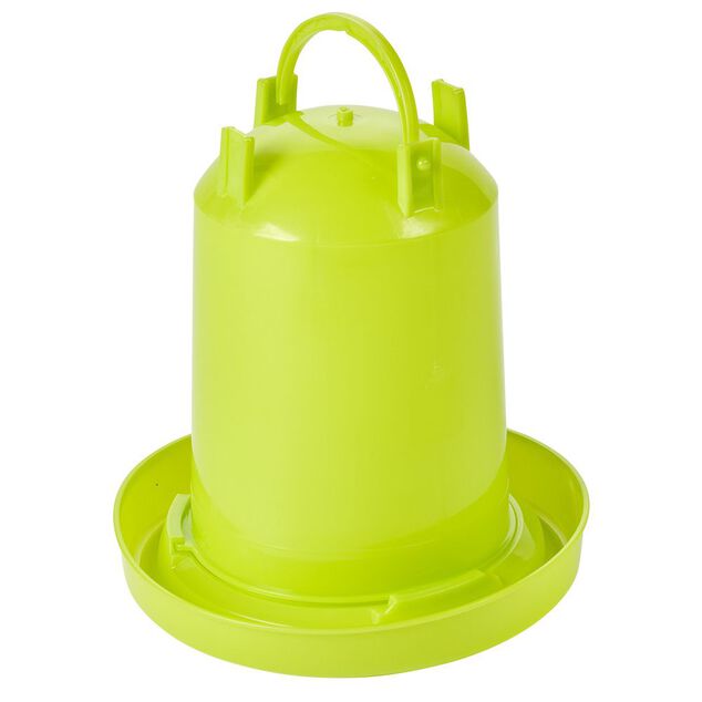 Abreuvoir poule plastique vert 2,5 L