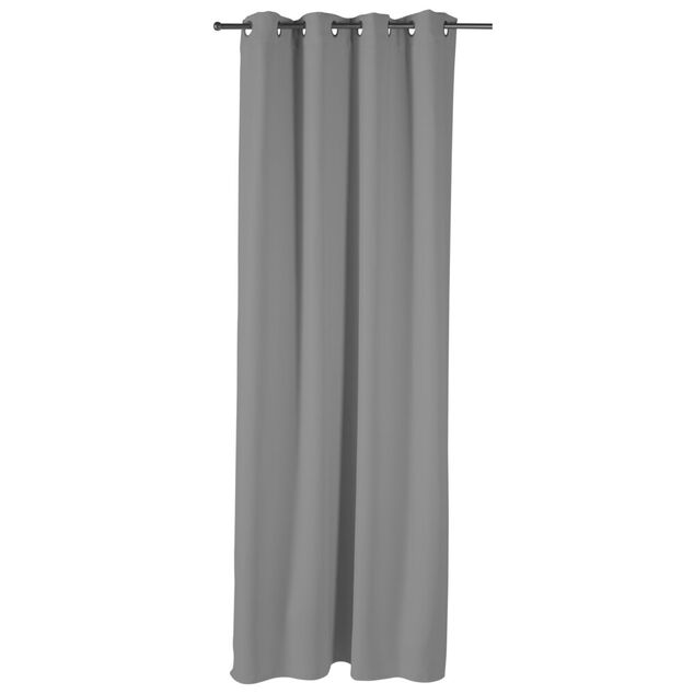 Rideau occultant porte gris clair 135x240cm