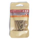 Assortiment de vis agglo à tête fraisée 16/50mm - Matériaux pleins