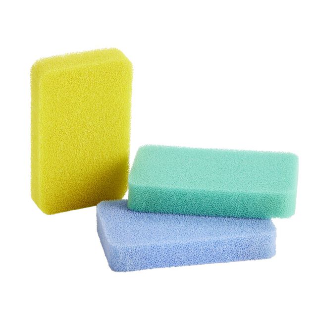 &Eacute;ponge multiusage silicone 11,5x7x&Eacute;p2cm 3 pi&egrave;ces