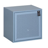 Porte pour structure Box Cube m&eacute;tal Bleu