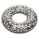 Bou&eacute;e gonflable motif l&eacute;opard noir et rose &Oslash;120cm