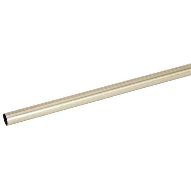 Tringle &agrave; rideau m&eacute;tal dor&eacute; &Oslash;2xL150cm