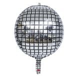 Ballon en 4D disco argenté 36cm
