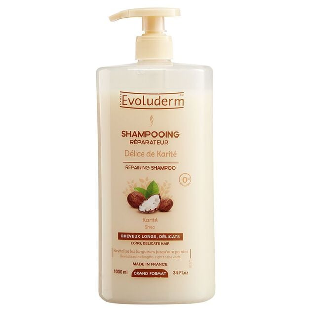 Shampooing Evoluderm d&eacute;lice de karit&eacute; 1L