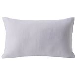 Housse de coussin 30x50cm gaze de coton blanc
