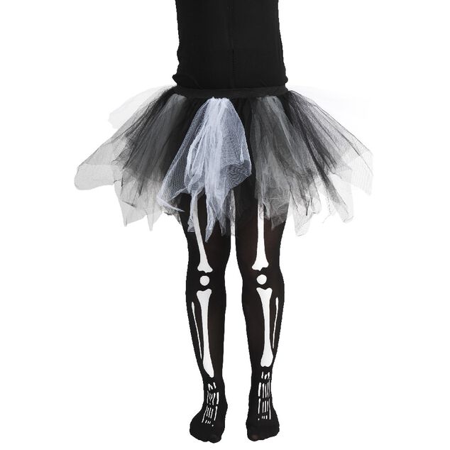 Legging squelette avec tutu Taille L