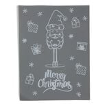 Décoration fenêtre Noël électrostatique dessin blanc (2 modèles)