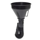 Entonnoir avec tuyau flexible noir