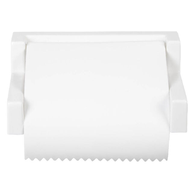 D&eacute;rouleur papier toilette blanc