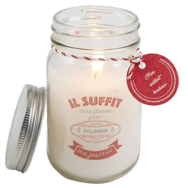 Bougie parfum&eacute;e &agrave; message