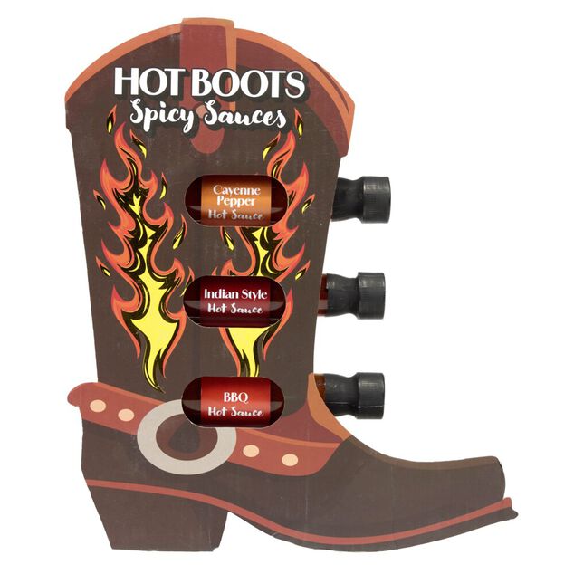 Sauce piquante x3 Hot Boots Spicy 135ml