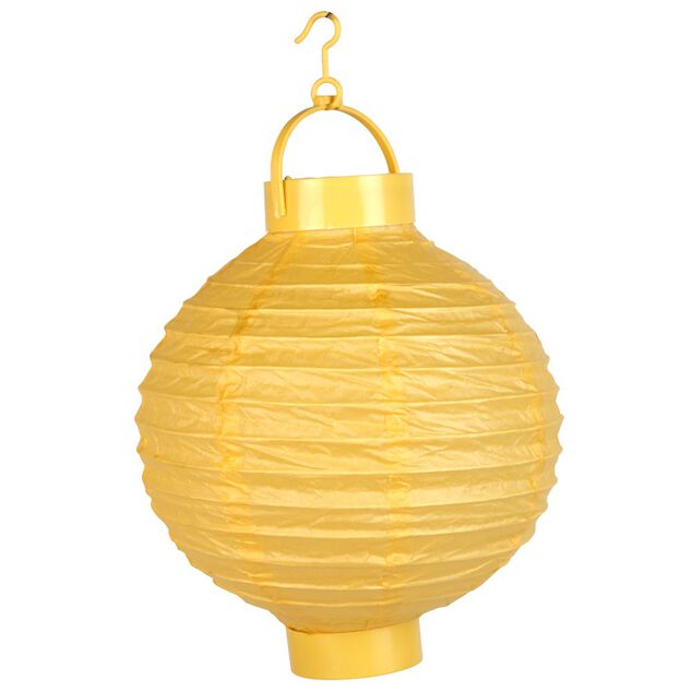 Lanterne lumineuse &agrave; suspendre ronde en papier &Oslash;20 cm