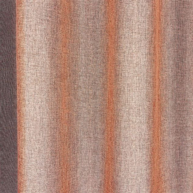 Rideau polyester 140x260cm terracotta