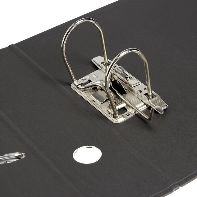 Classeur &agrave; levier dos 8cm noir 28x32cm