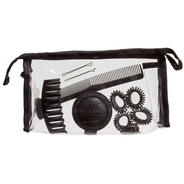 Pochette avec accessoires cheveux femme