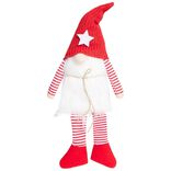 Gnome de Noël à poser avec jambes tombantes H40cm