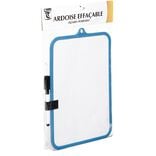 Ardoise effaçable à sec Tucson blanc et bleu