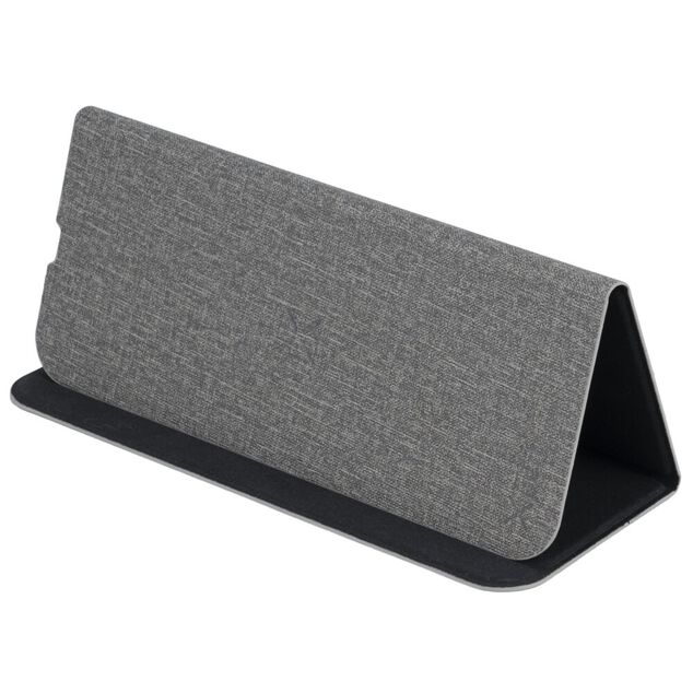 Tapis de souris &agrave; induction nomade PP et polyester L26X20 cm (2 mod&egrave;les noir ou gris)