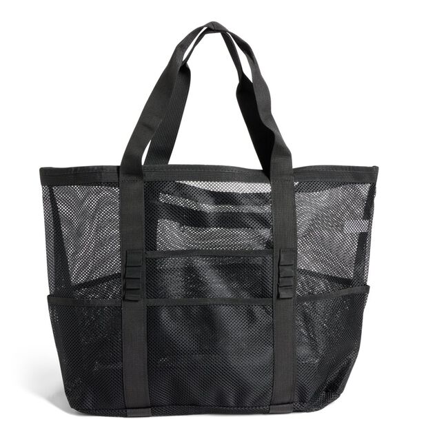 Sac de plage multi-compartiments polyester L58x23,5xH39cm - 3 coloris