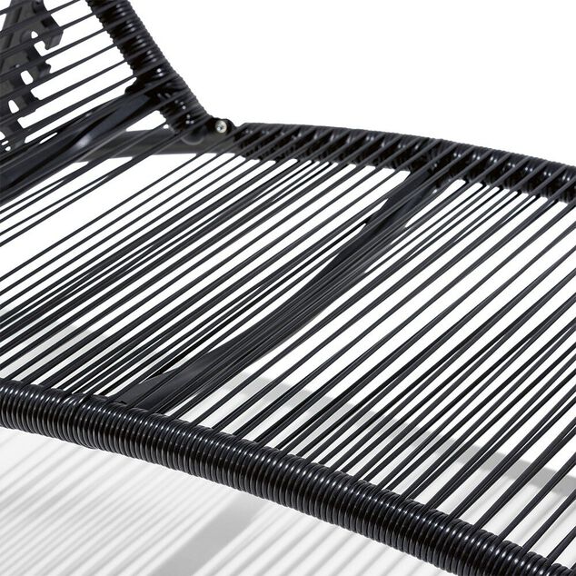 Chaise longue URBAN noir GIFI