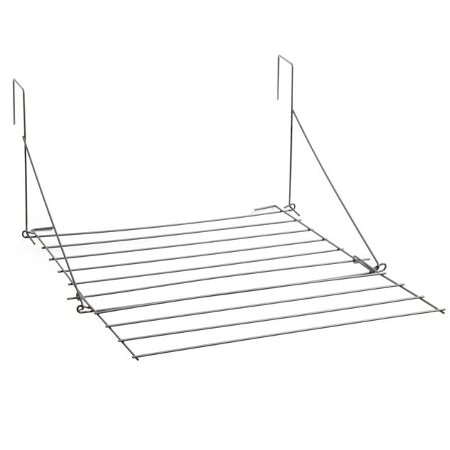 Étendoir à linge séchoir de balcon métal noir 6m d'étendage