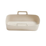 Moule en silicone noir pour friteuse sans huile et &agrave; air 20x12xH7cm