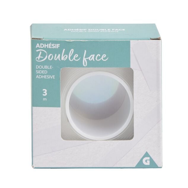 Ruban adh&eacute;sif double face transparent