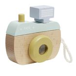 Appareil photo en bois pour enfant 9x9xEp3,5cm