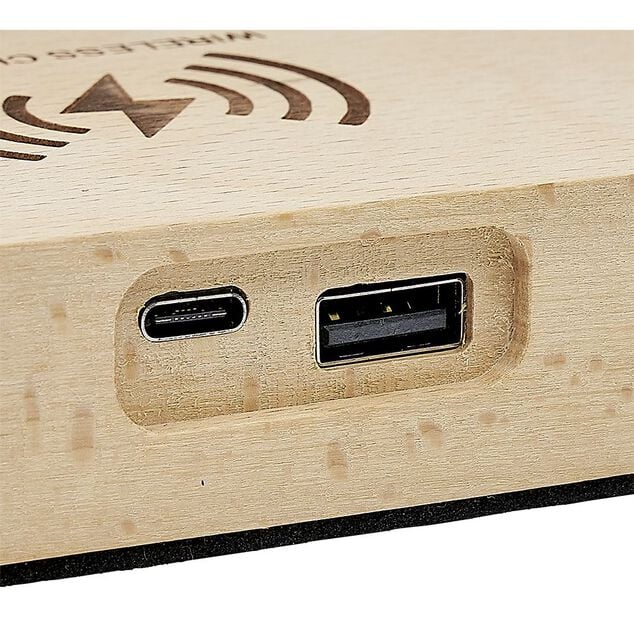 Lampe de bureau tactile 27 LED Homday Xpert 2en1 chargeur sans fil