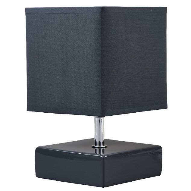 Lampe carr&eacute;e grise