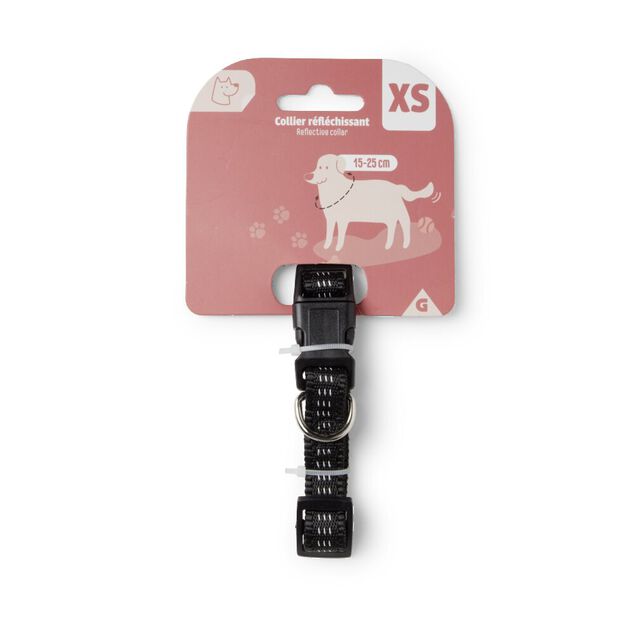 Collier réflechissant pour petit chien - Taille XS