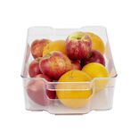 Bac rangement frigo 5,8L plastique transparent 32,5x21,5xH9cm
