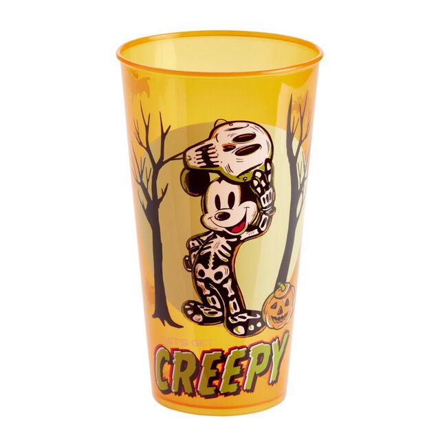 Gobelet plastique Halloween Disney Mickey eco cup &Oslash;9xH15,5cm (2 mod&egrave;les)