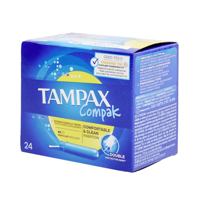 Tampon avec applicateur x24 Tampax Flux régulier