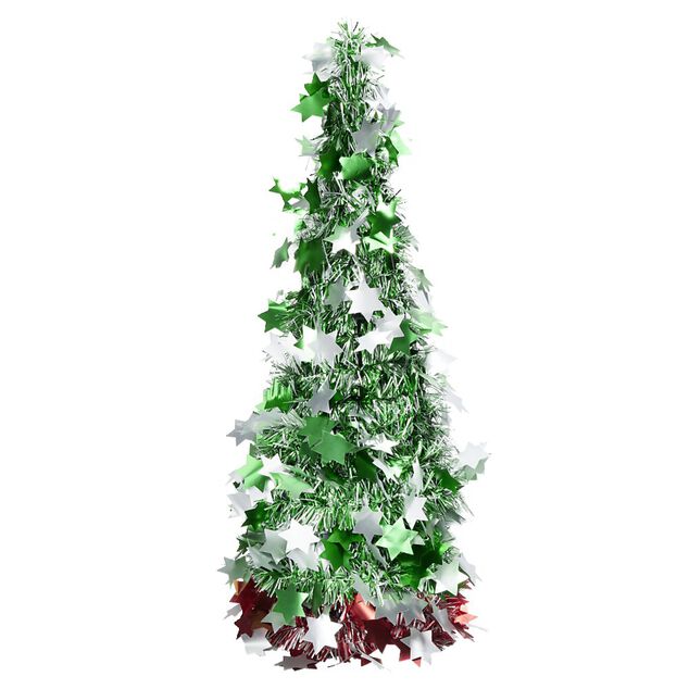 Sapin de No&euml;l &agrave; poser avec &eacute;toiles H38cm (3 mod&egrave;les)