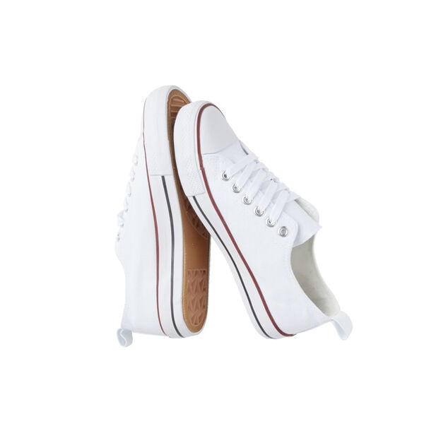 Chaussures toiles femme T36 &agrave; 40 blanches