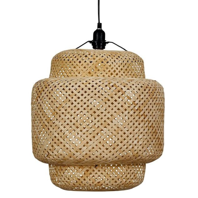 Suspension bambou 3 niveaux Ø40xH39cm