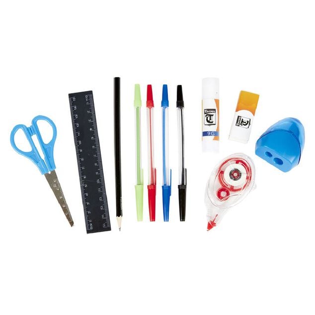 Trousse garnie noir 10 accessoires