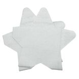 Serviette en papier étoile argentée x10