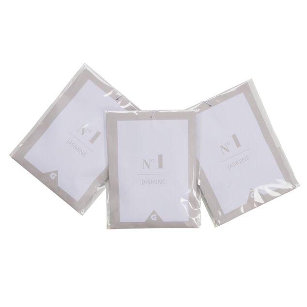 Désodorisant sachet parfumé x3 senteur jasmin 3x5gr