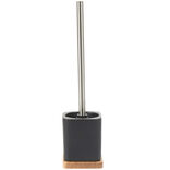 Brosse WC couleur bois et noir
