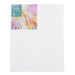 Toile &agrave; peindre en carton blanc 12x18cm