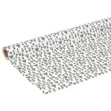 Toile cir&eacute;e imprim&eacute; gris anthracite