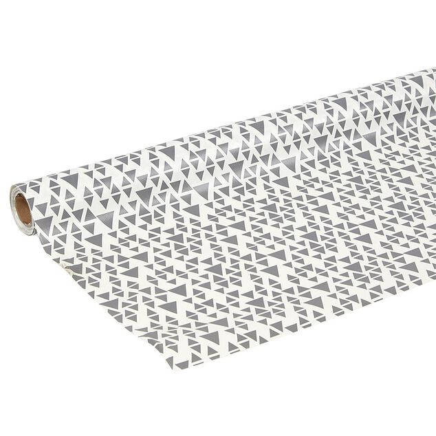 Toile cir&eacute;e imprim&eacute; gris anthracite