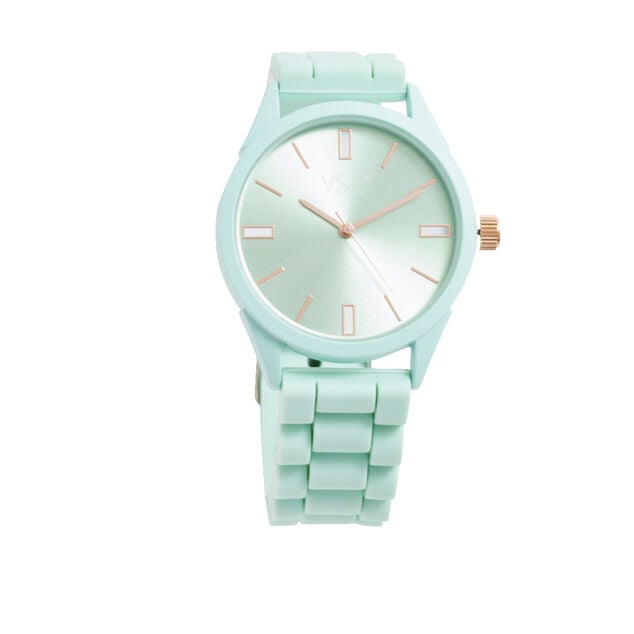 Montre bracelet silicone bleu