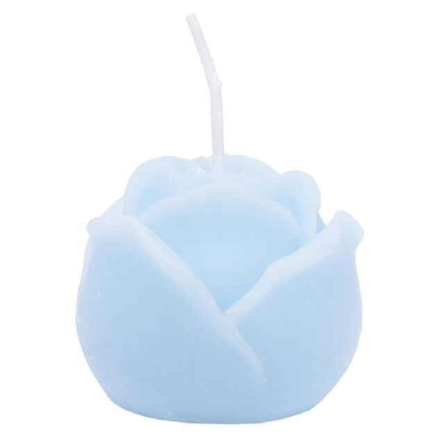 Bougie forme fleur tulipe ou rose &Oslash;4,5xH4cm